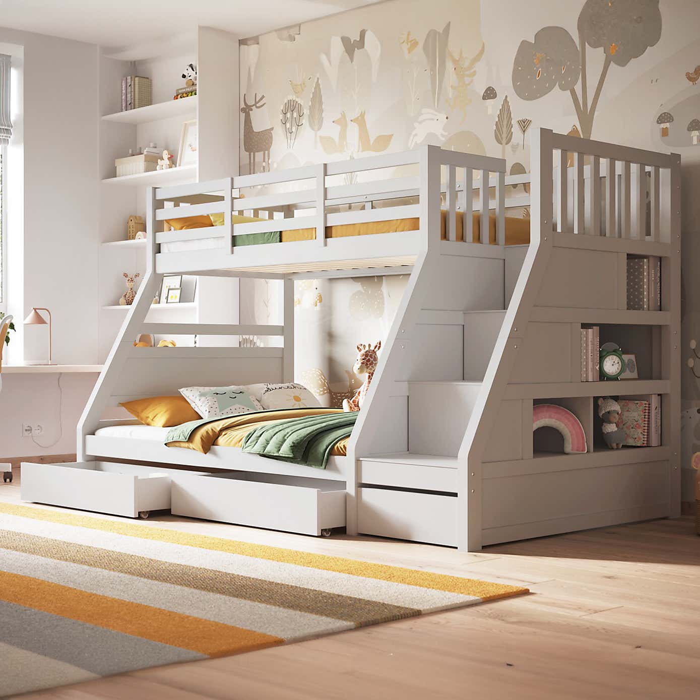 Lunar Triple Bunk Bed