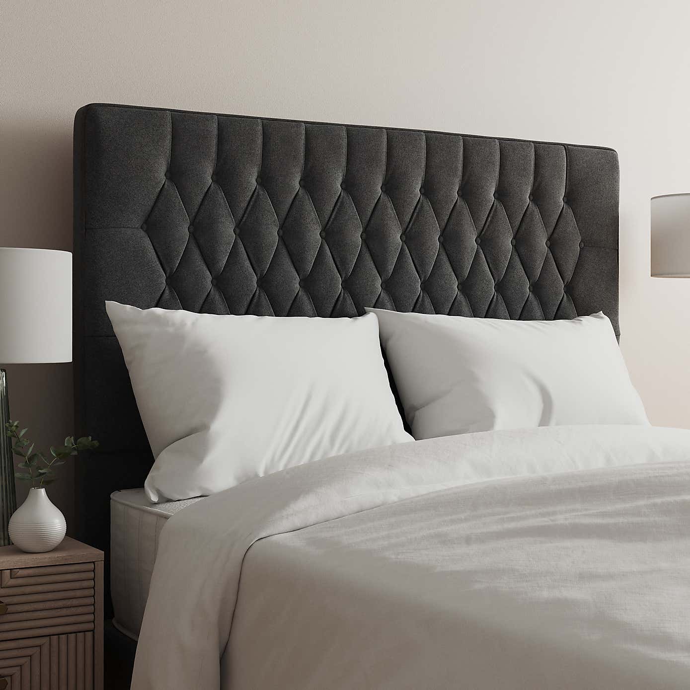 Tweed Chesterfield Headboard