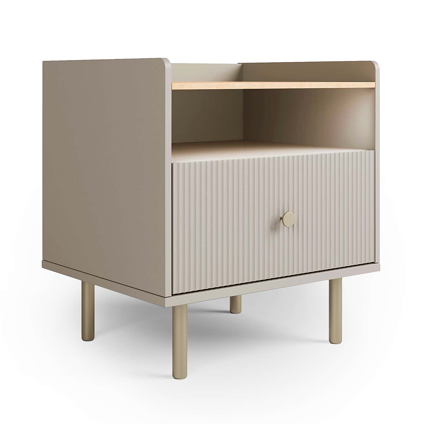 Georgi 1 Drawer Bedside Table