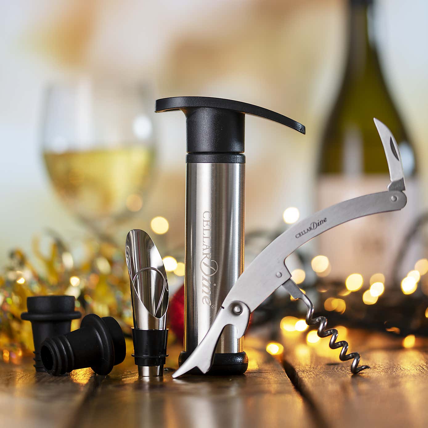 Dexam CellarDine Wine Accessory Gift Set