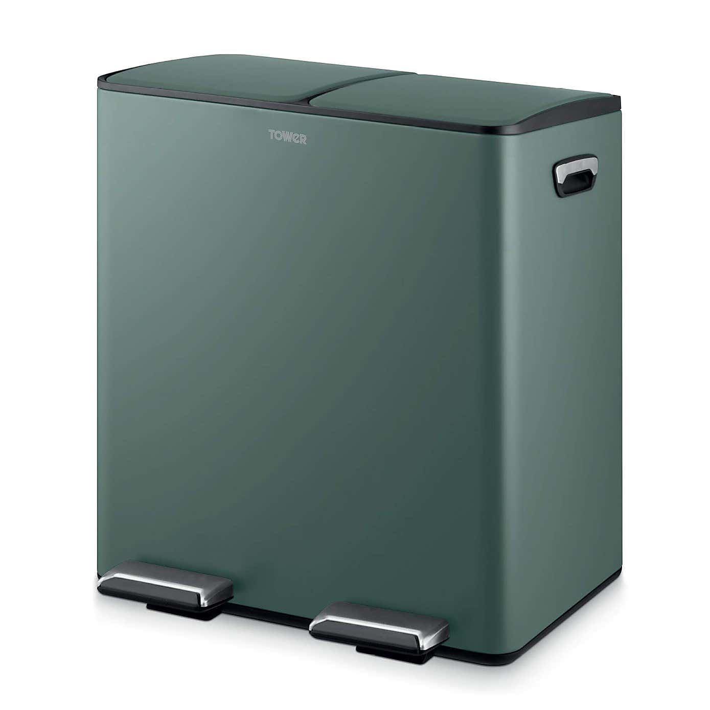 Tower 40L Recycling Pedal Bin