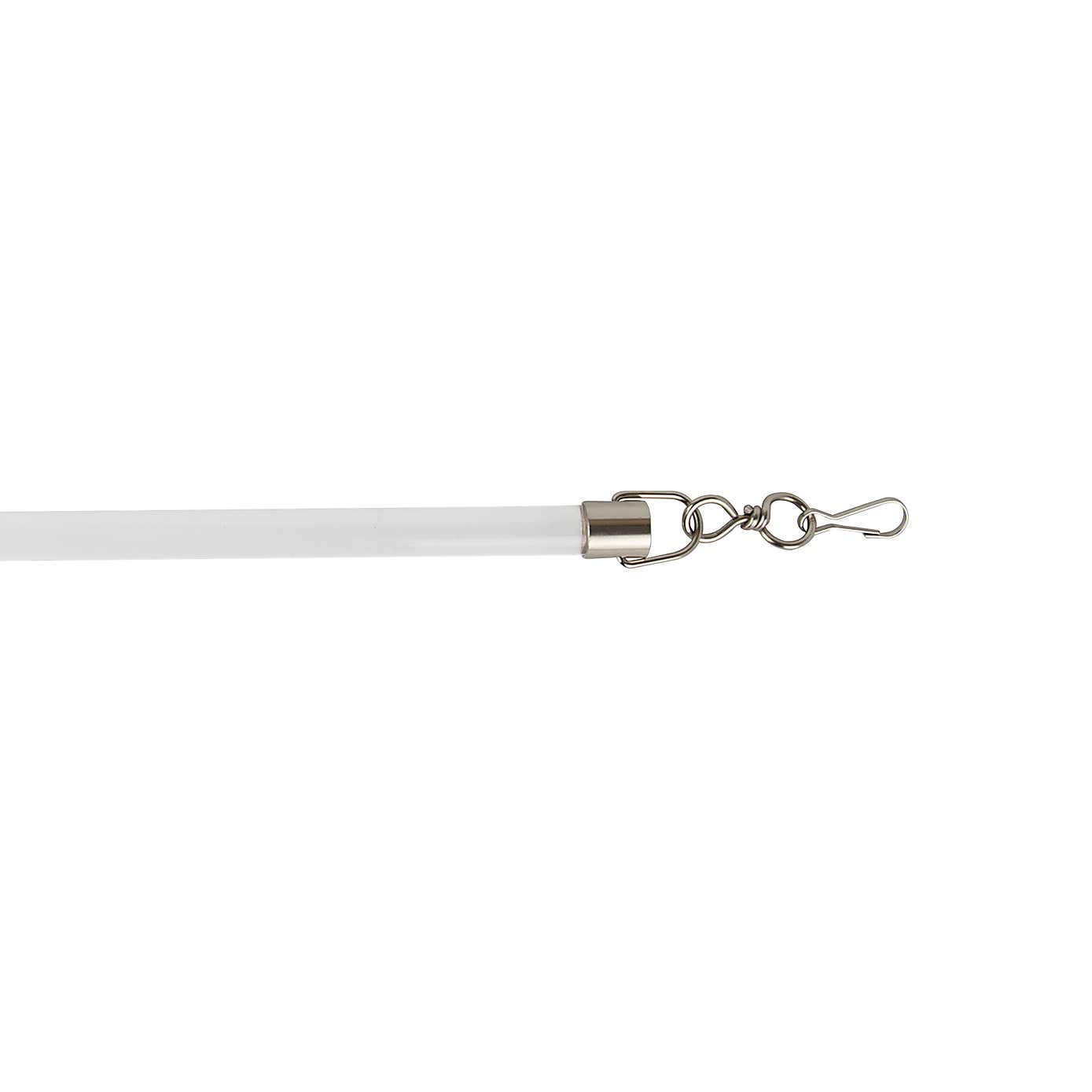 Transparent Acrylic Curtain Draw Rods