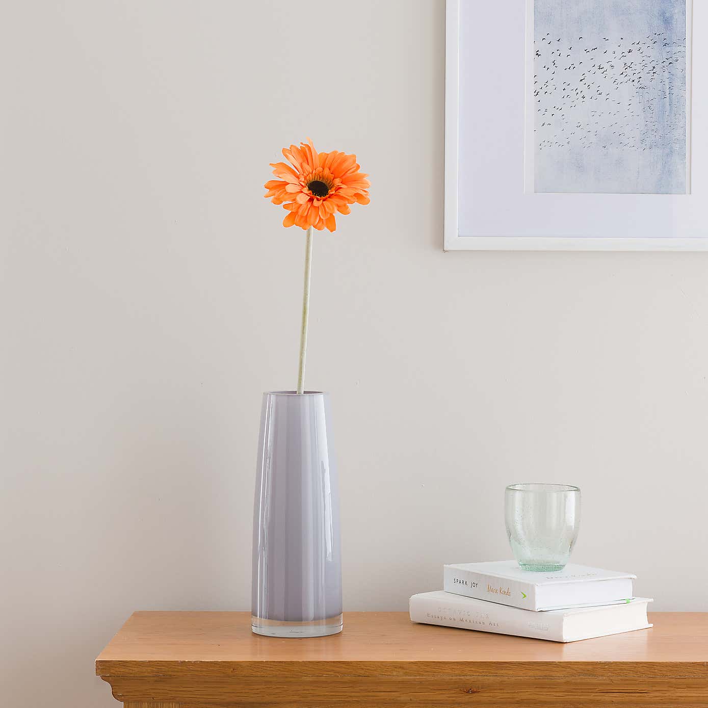 Orange Gerbera Stem