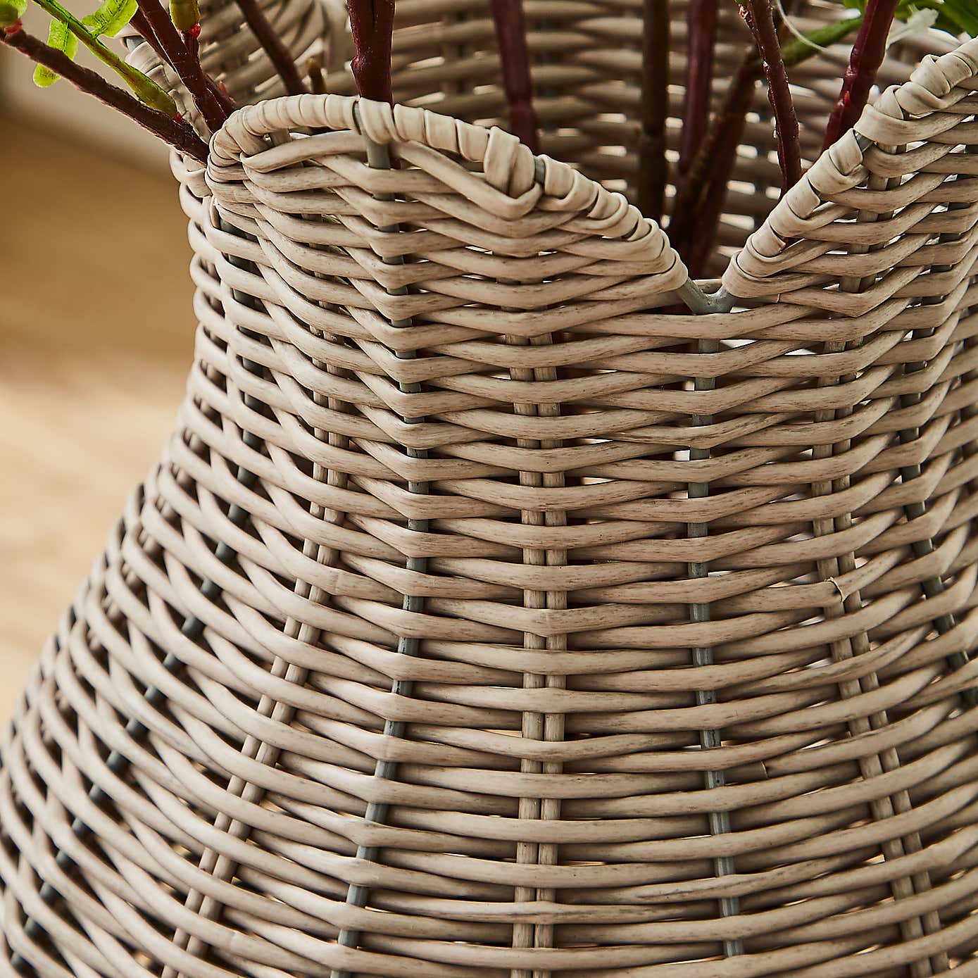 Recycled Plastic Planter Vase, 44cm
