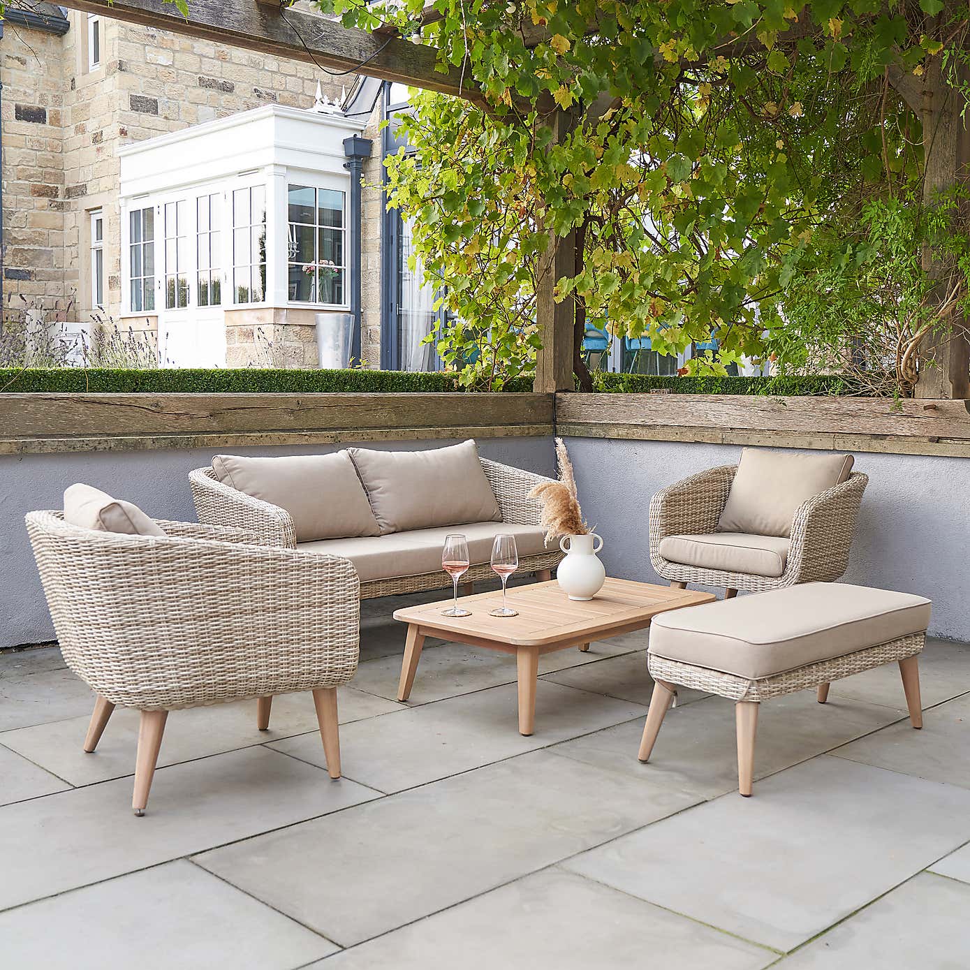 Pacific Lifestyle Cabon Outdoor Seating Set