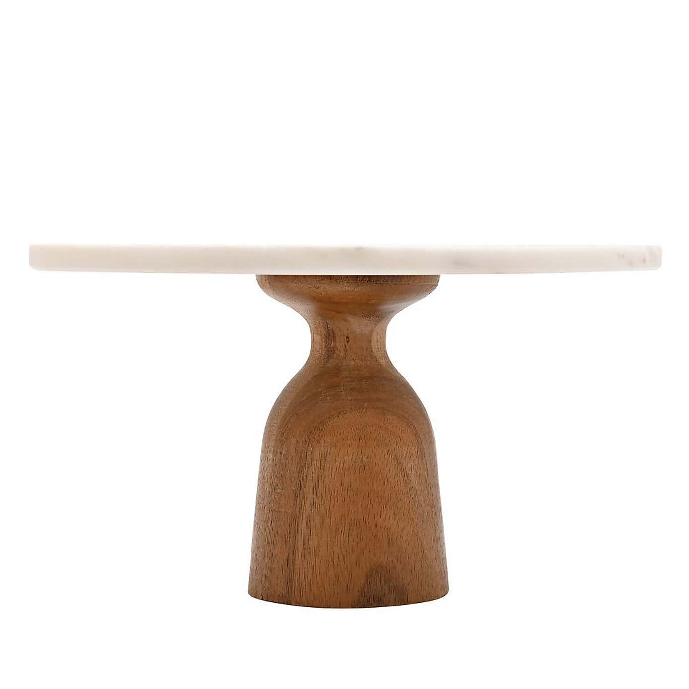 Hestia Round Marble Cake Stand
