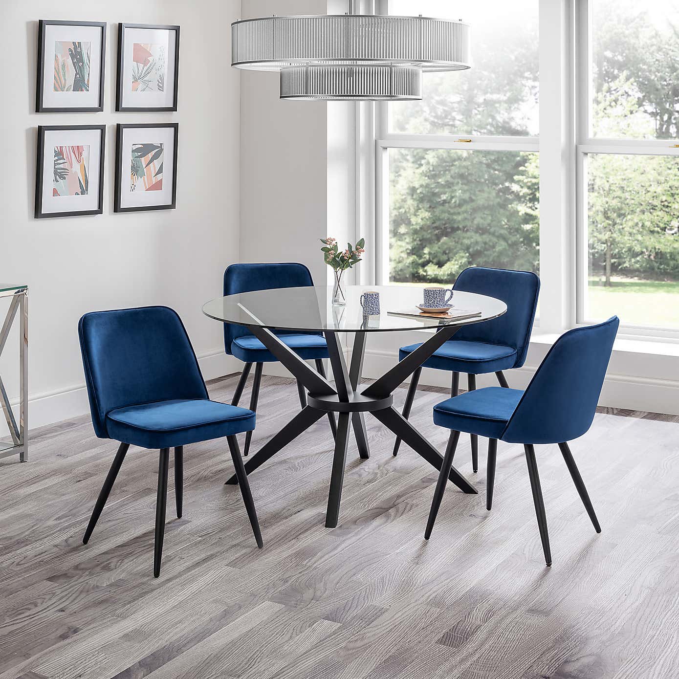 Burgess Set of 2 Velvet Dining Chairs