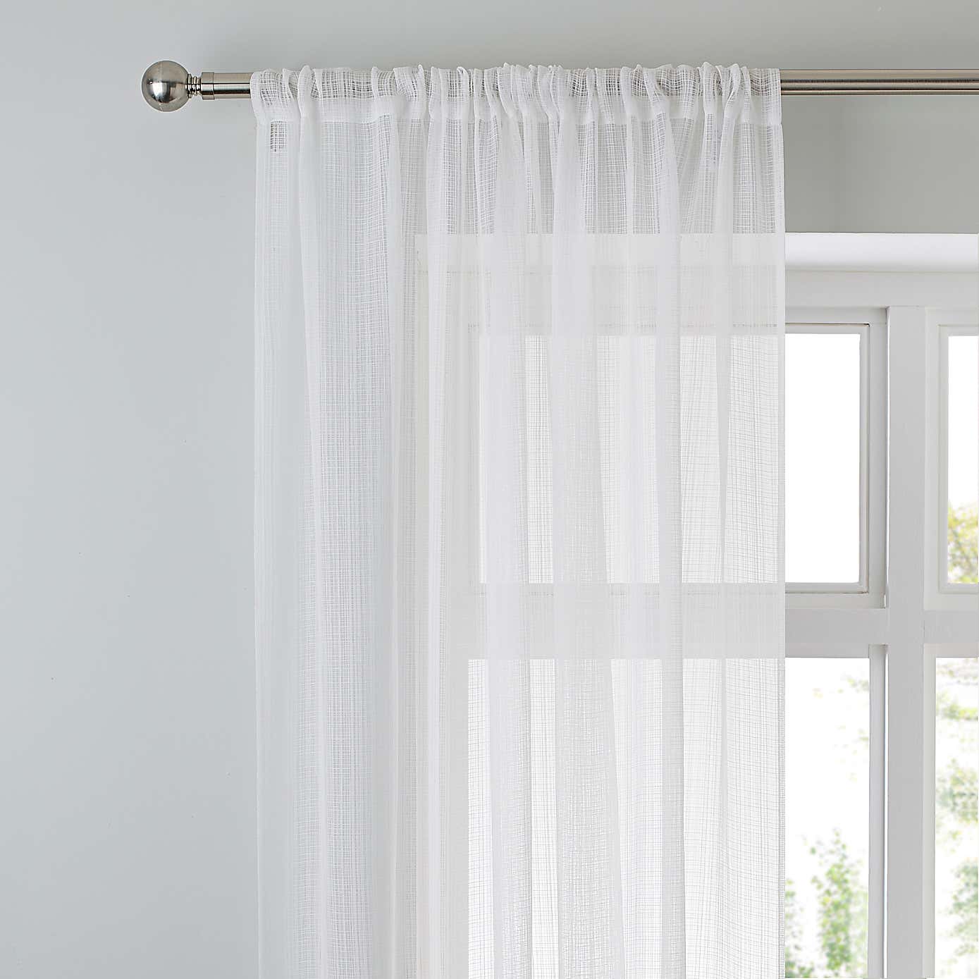 Aspen Slot Top Single Voile Panel