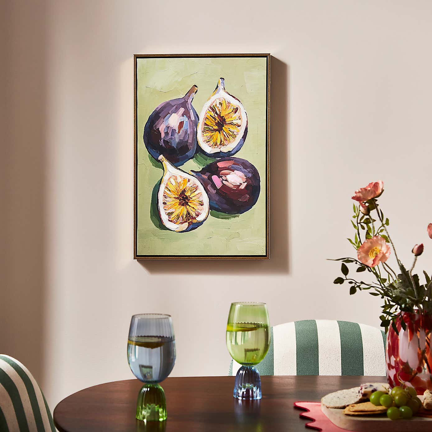Figs Hand Finished Framed Canvas