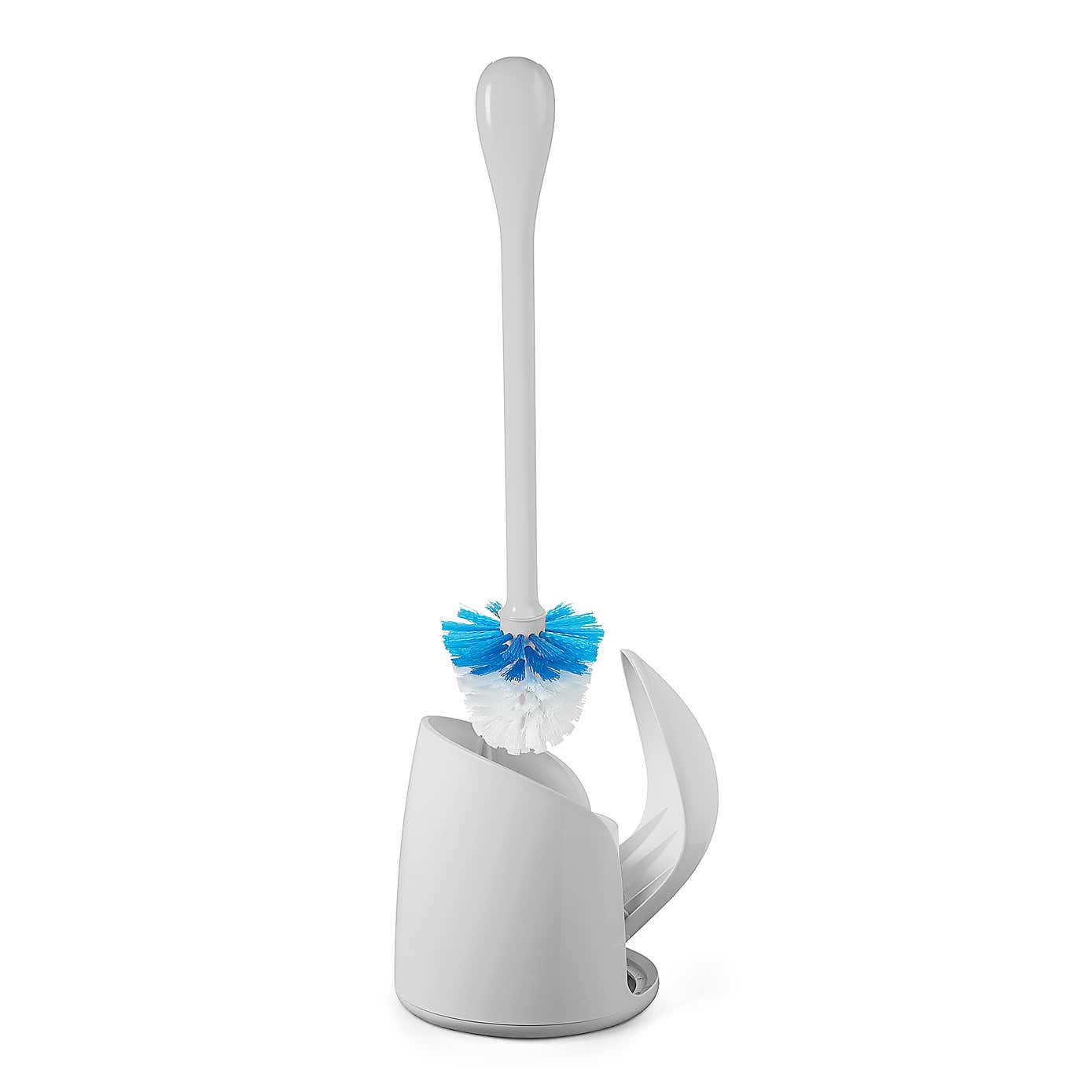 OXO Compact Grey Toilet Brush Canister
