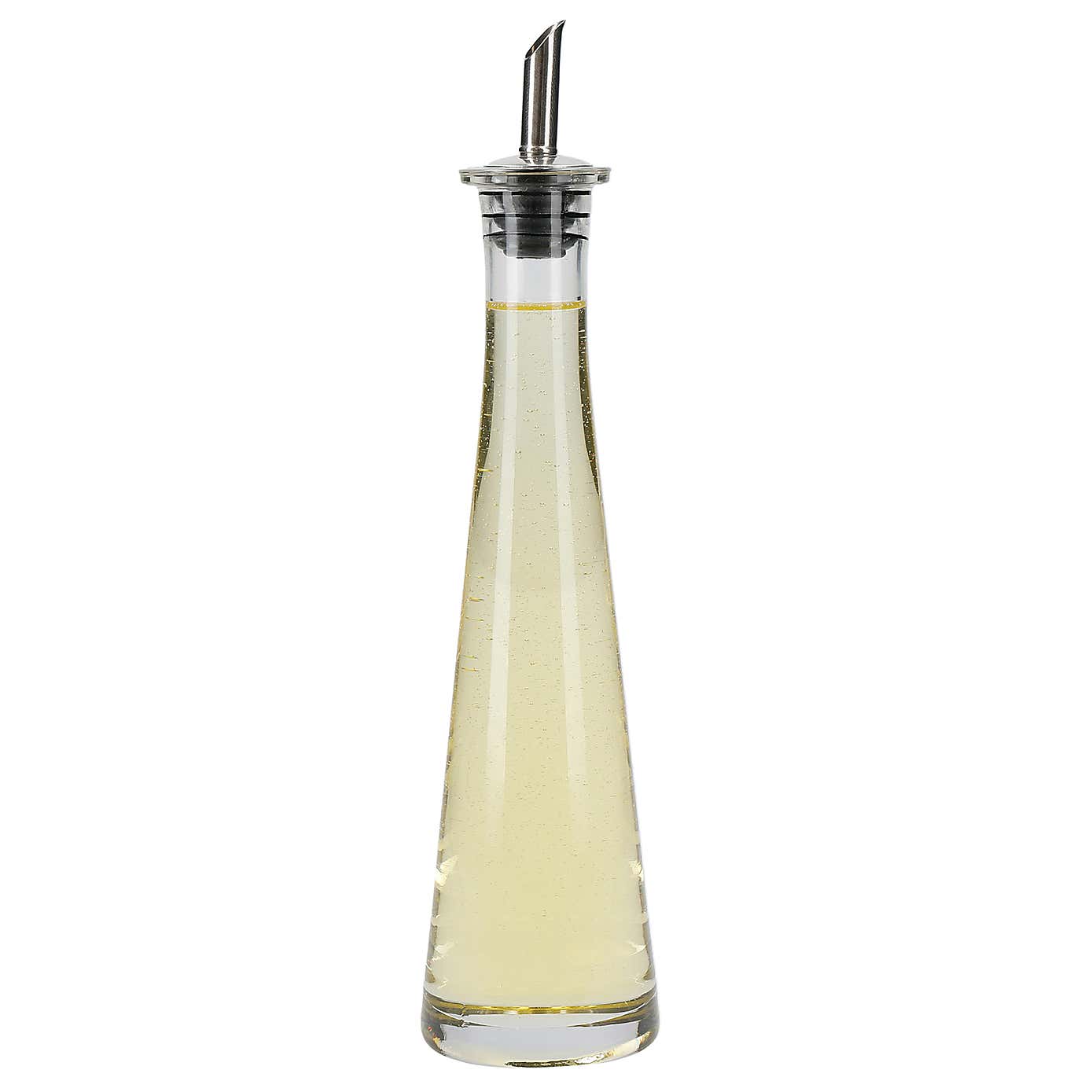 KitchenCraft World of Flavours Italian Pyramid Glass Oil Bottle 200ml