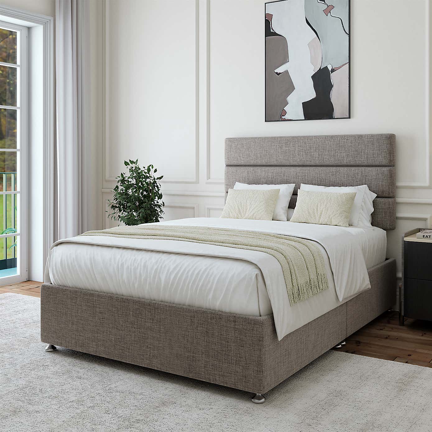 Bedmaster Woven Fabric Universal Divan Base