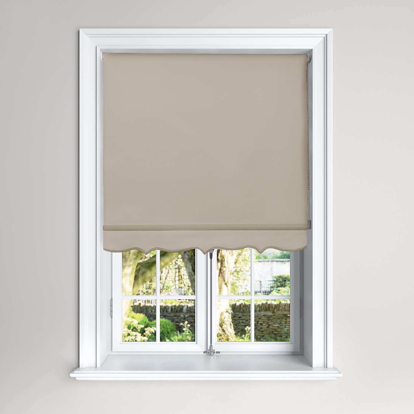 Scalloped Roller Blind