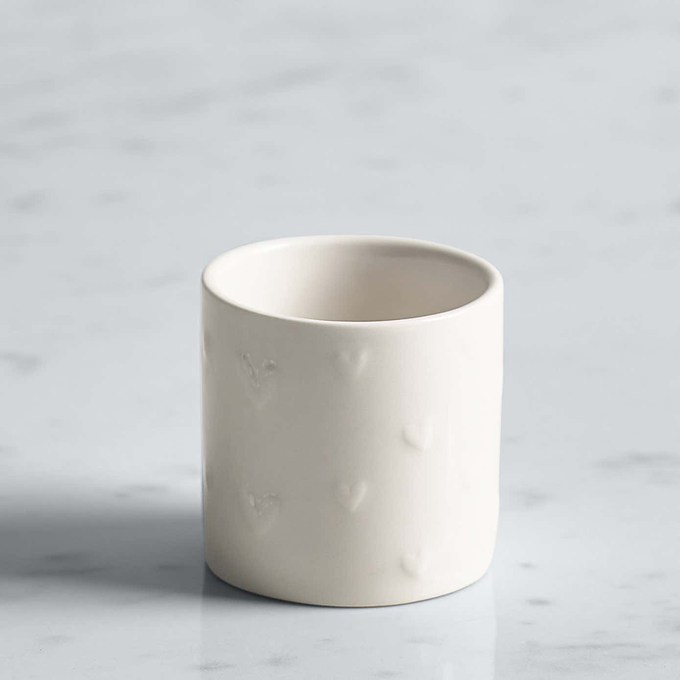 Heart Embossed Egg Cup