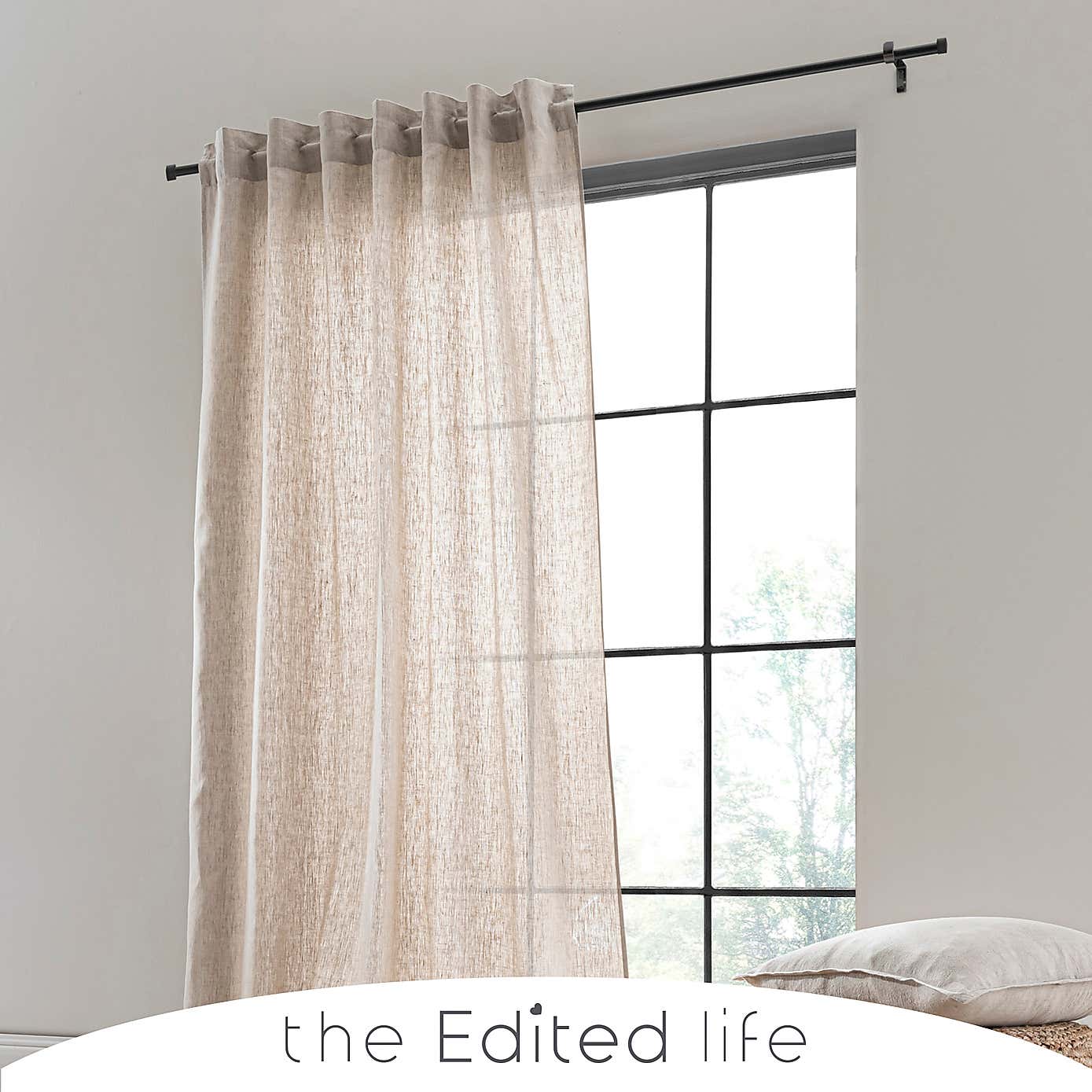 Cartmel Hidden Tab Top Single Voile Panel