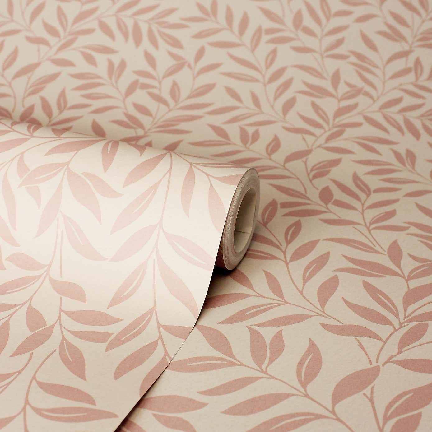 Leaf Trail Wallpaper Forest Green