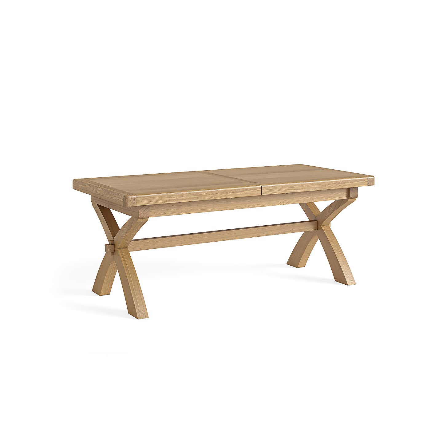 Normandy 6-8 Seater Cross Leg Extendable Dining Table