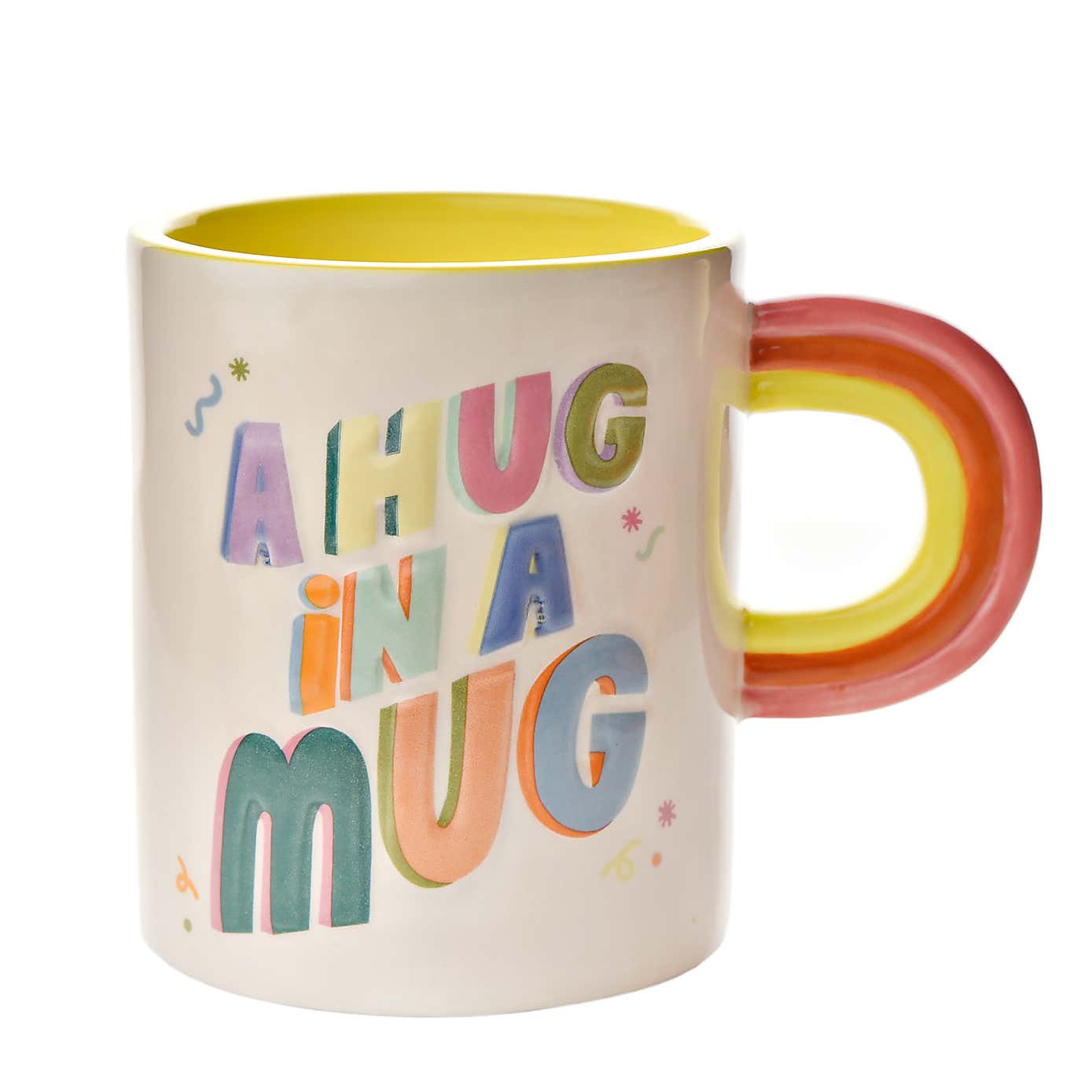 Raspberry Blossom 3D Letter Mug
