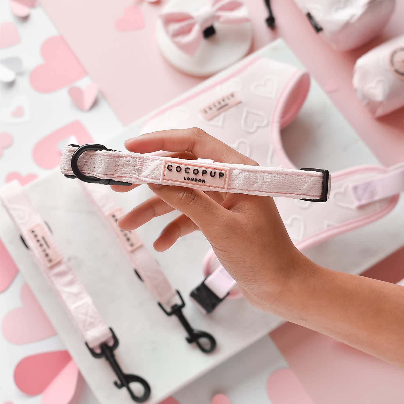 Cocopup Heart Dog Collar and Lead