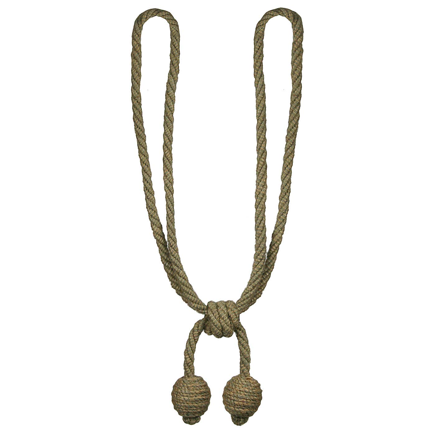 Jute Ball Natural Tieback