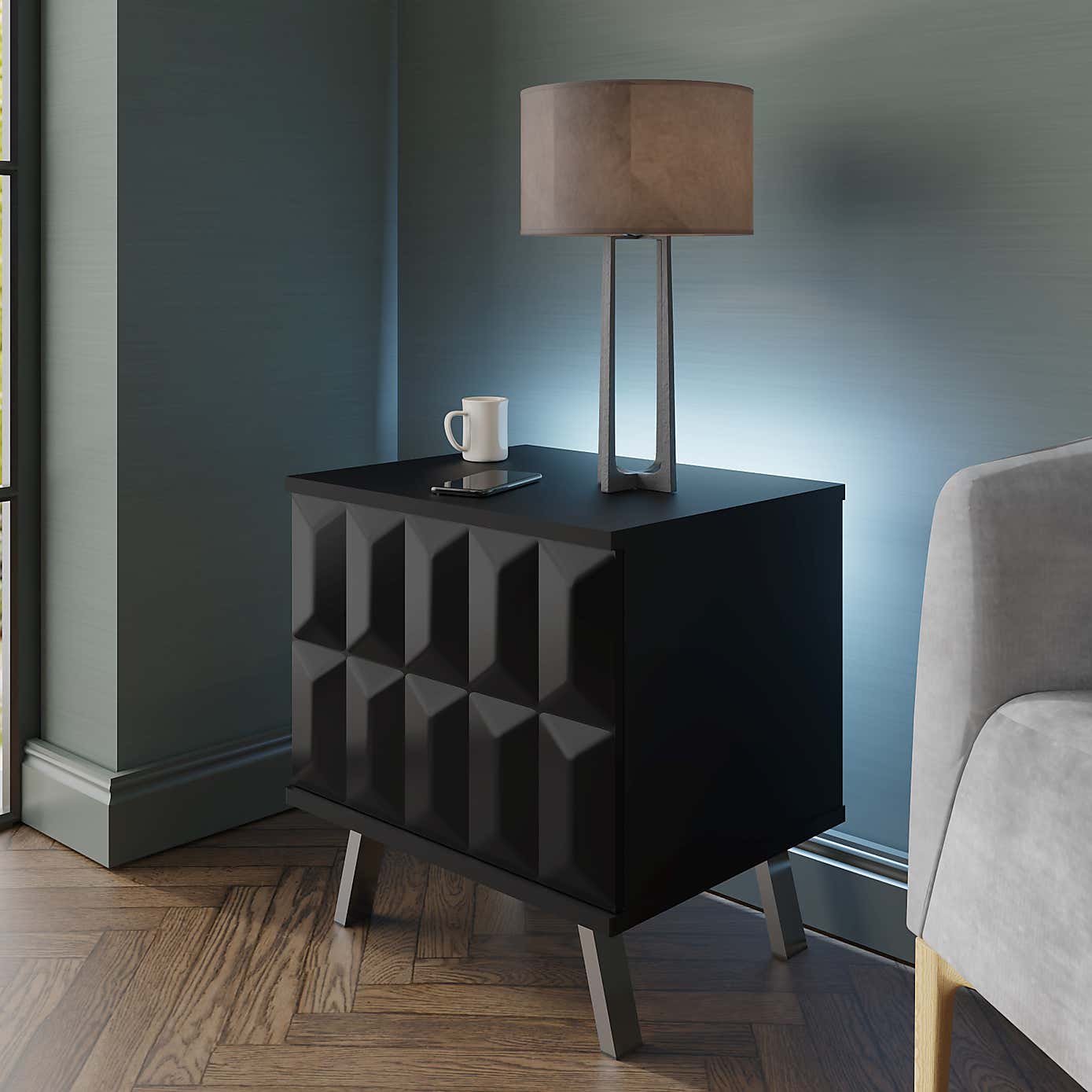 Elevate Smart 1 Door Lamp Table