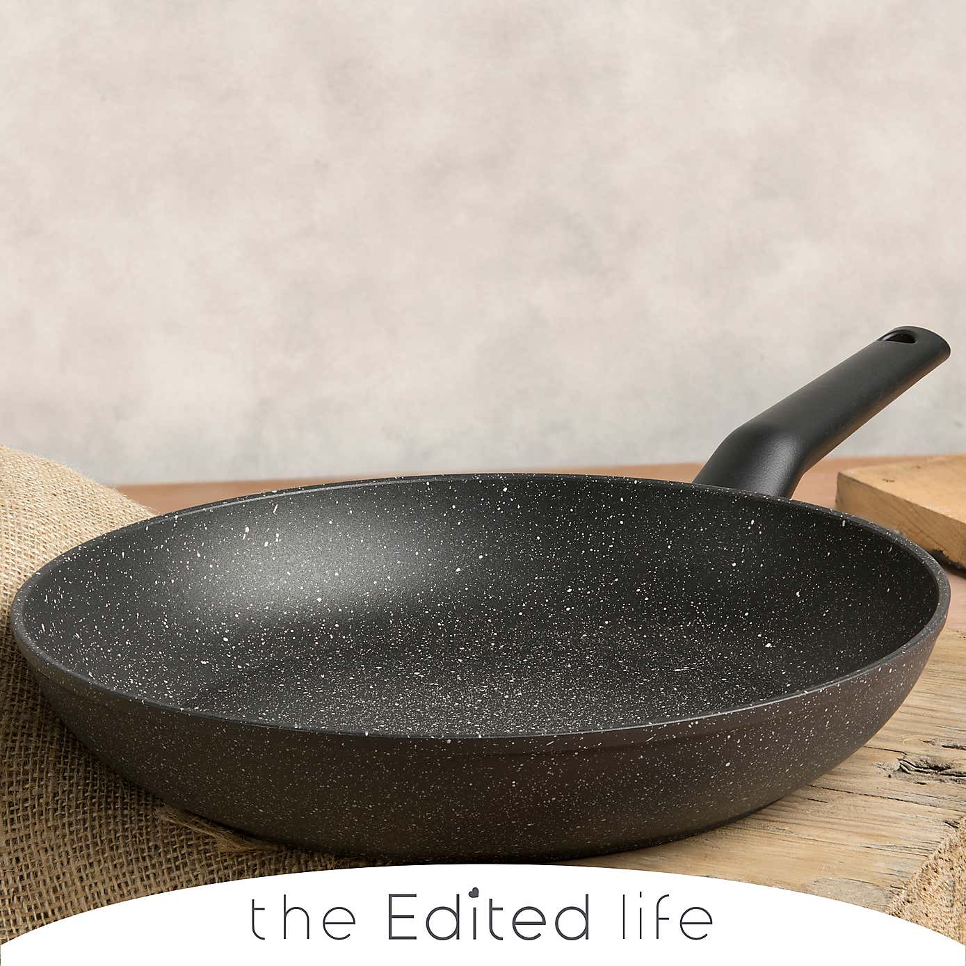 Dunelm Non-Stick Recycled Aluminium Frying Pan, 28cm