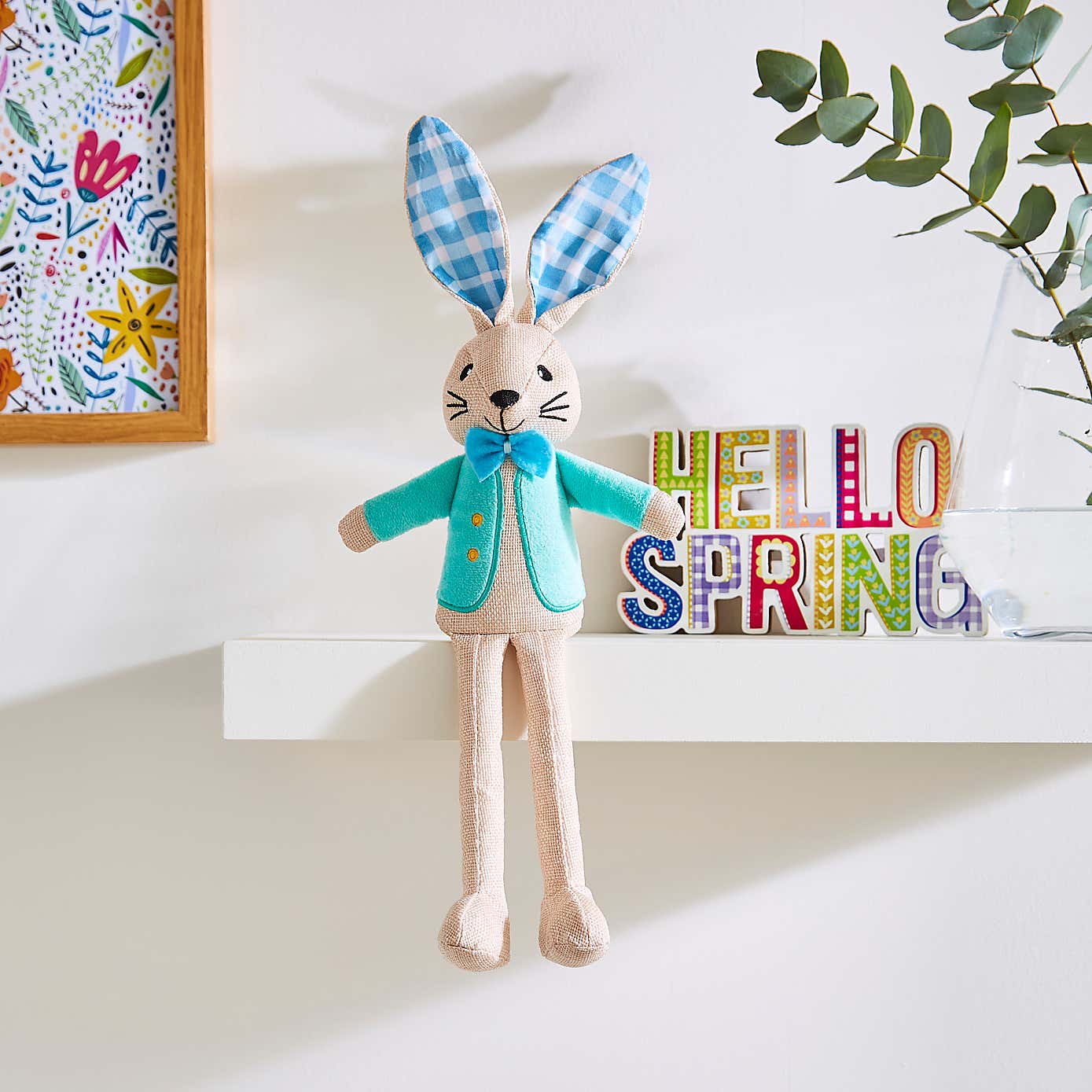 Daddy Rabbit Plush Ornament