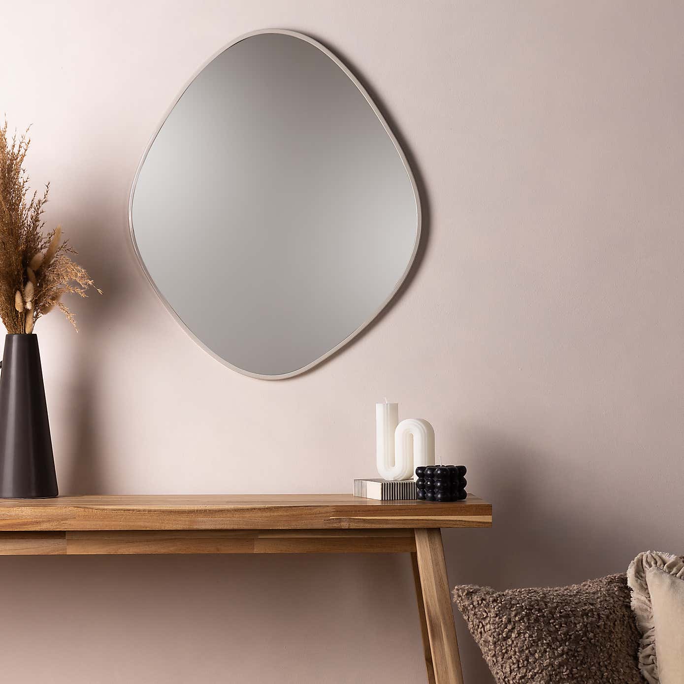 Yard Pond Shaped Wall Mirror