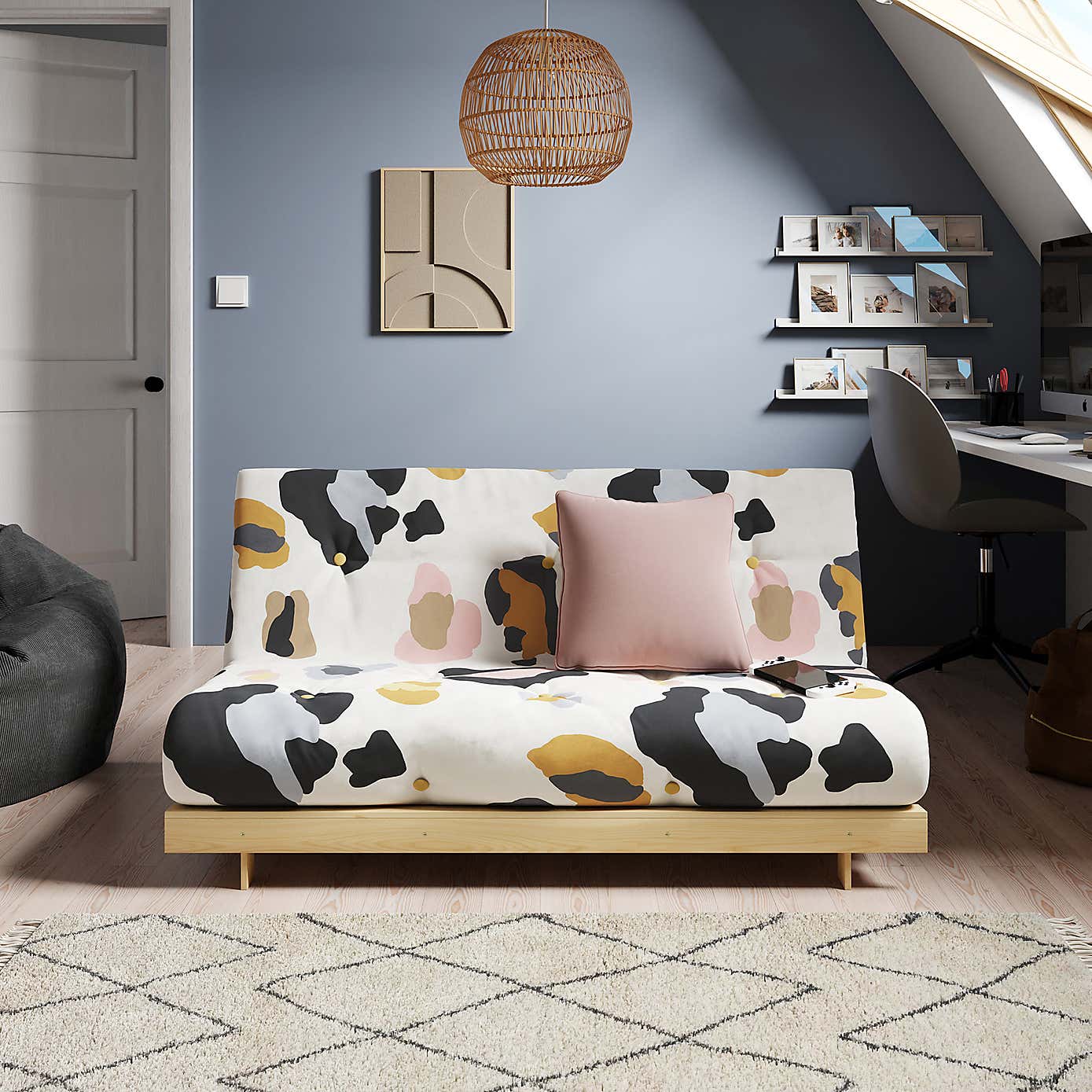 Mito Double Futon Leopard