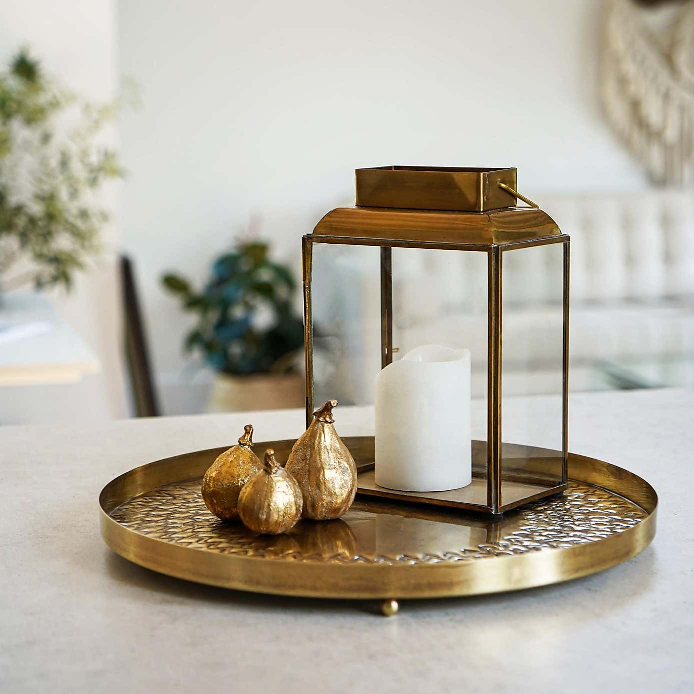 Solis Embossed Decorative Tray