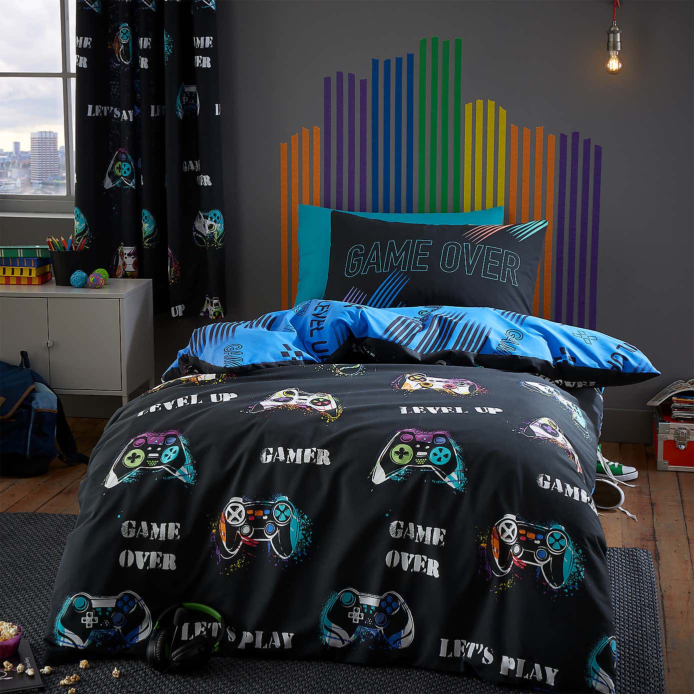 Catherine Lansfield Game Over Duvet Cover and Pillowcase Set