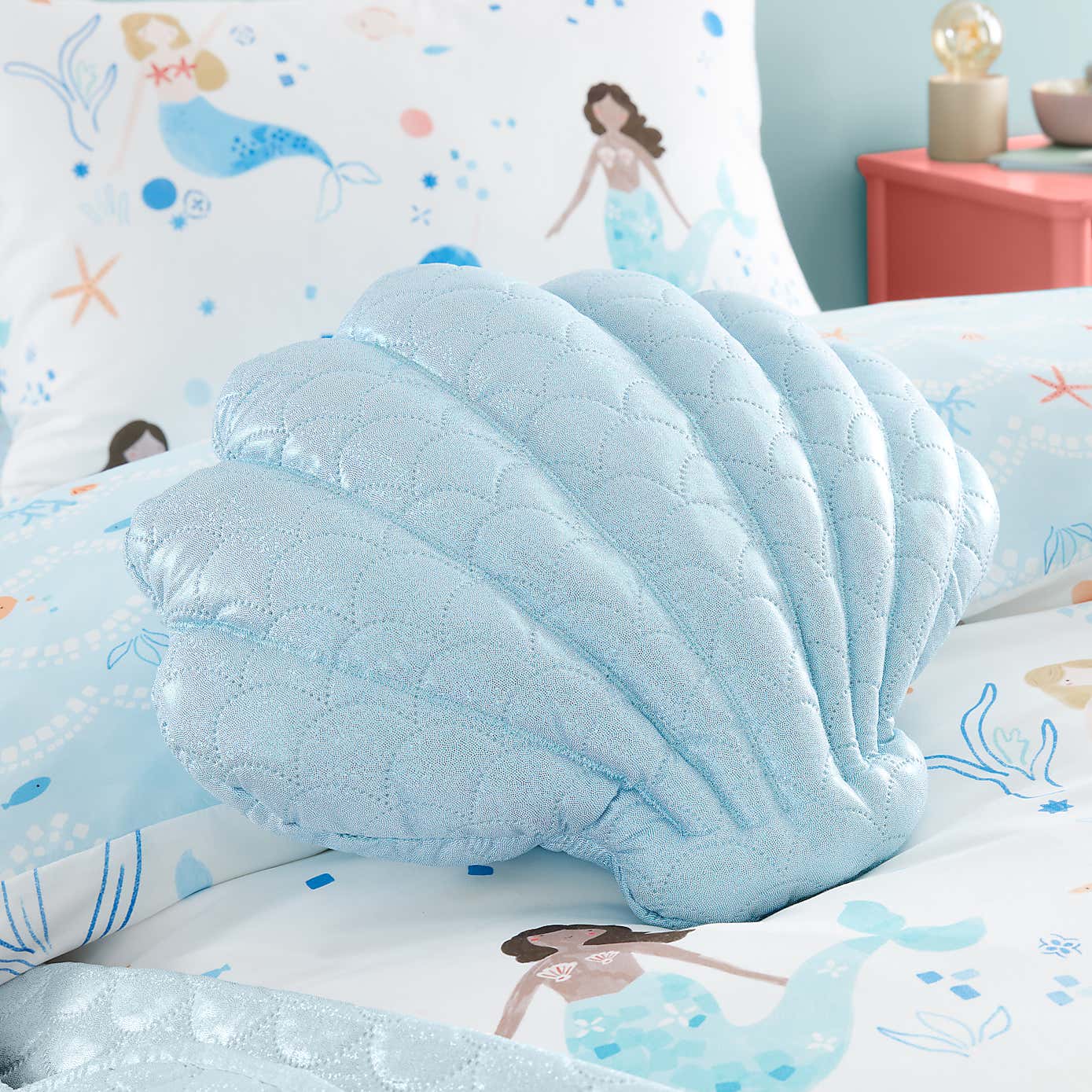 Mermaid Shell Cushion