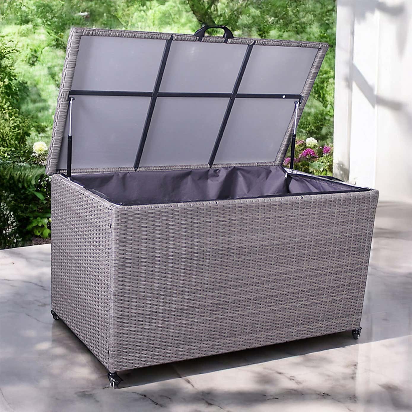 A.Mir Woven Cushion Storage Box, Medium