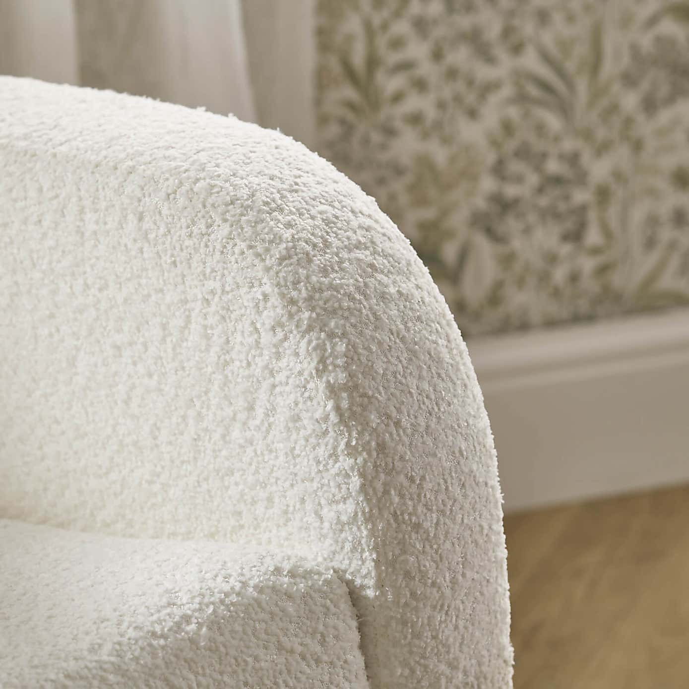 CuddleCo Etta Nursing Chair, Ivory Boucle