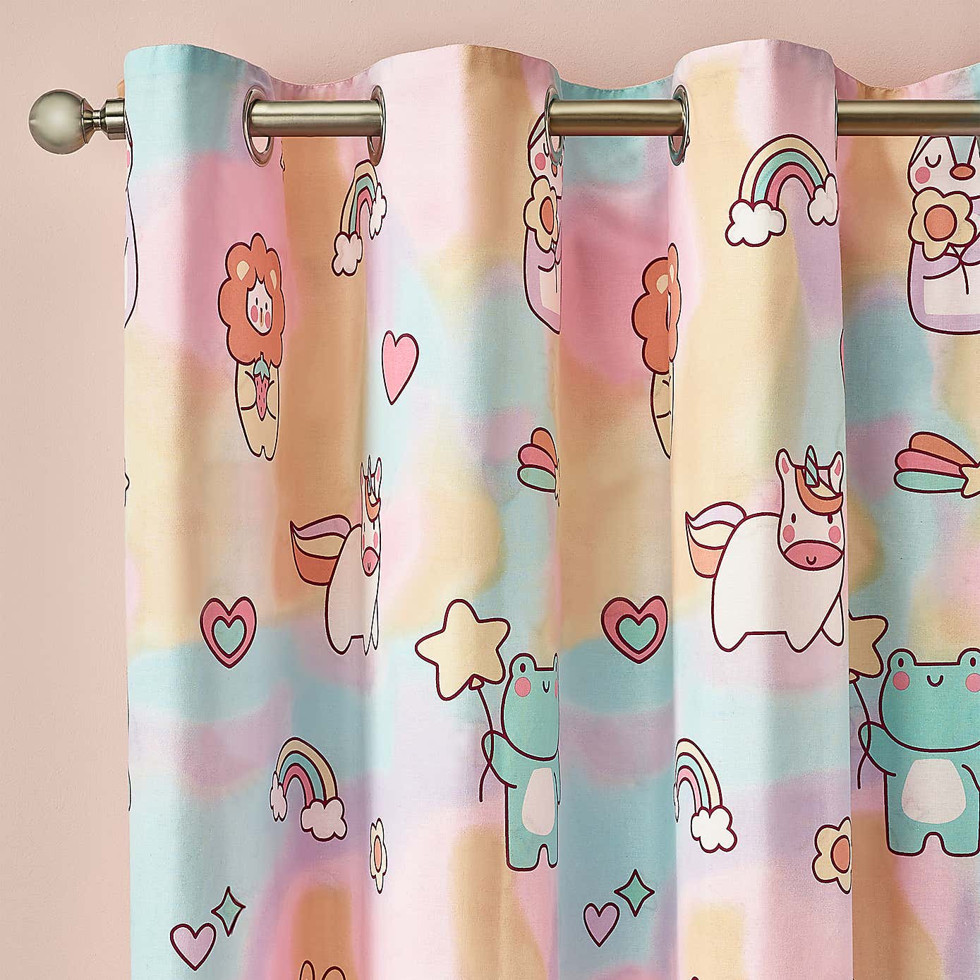 Catherine Lansfield Forever Together Blackout Eyelet Curtains
