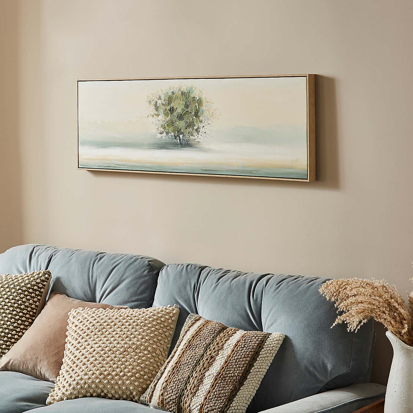 Misty Morning Hand Finished Framed Canvas