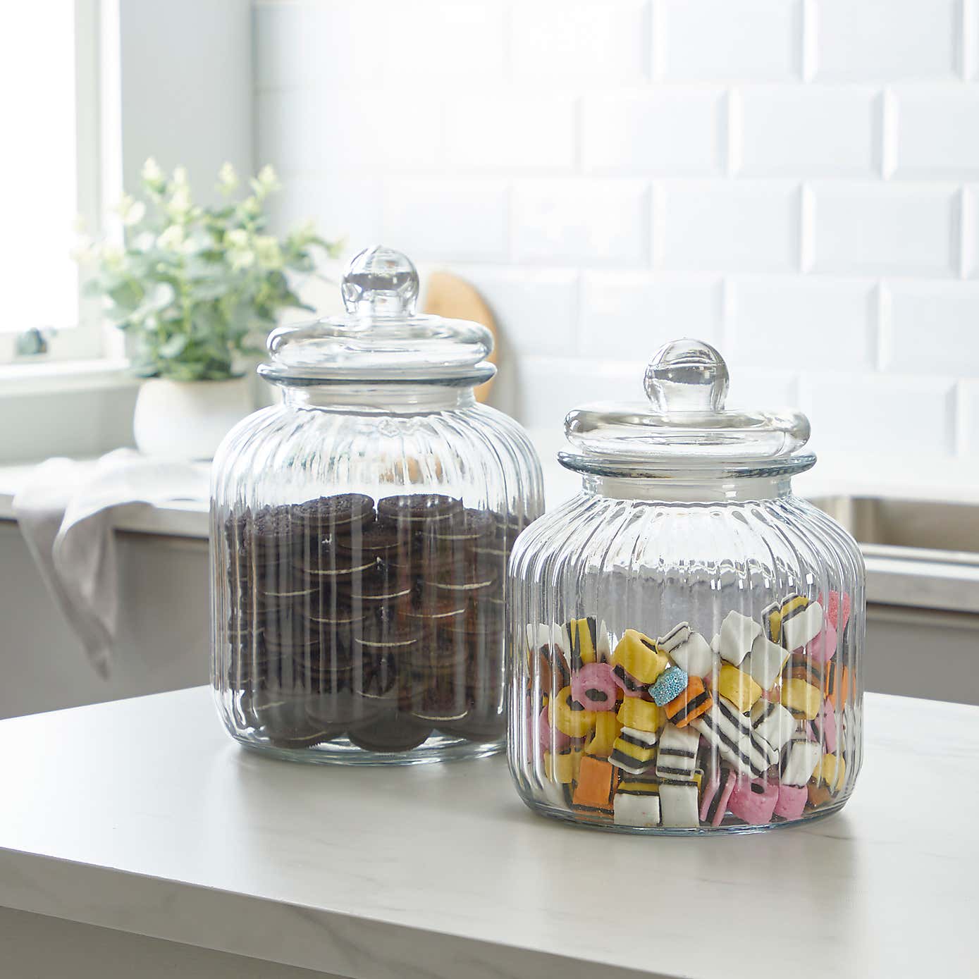 Dunelm Better Large Vintage Sweet Jar