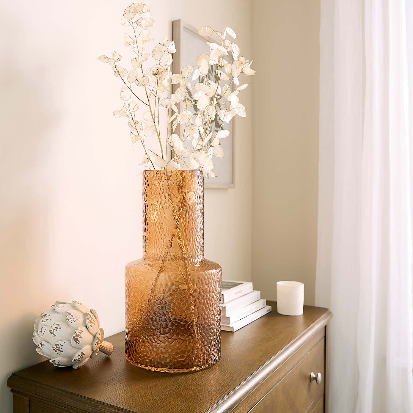 Glass Floor Vase