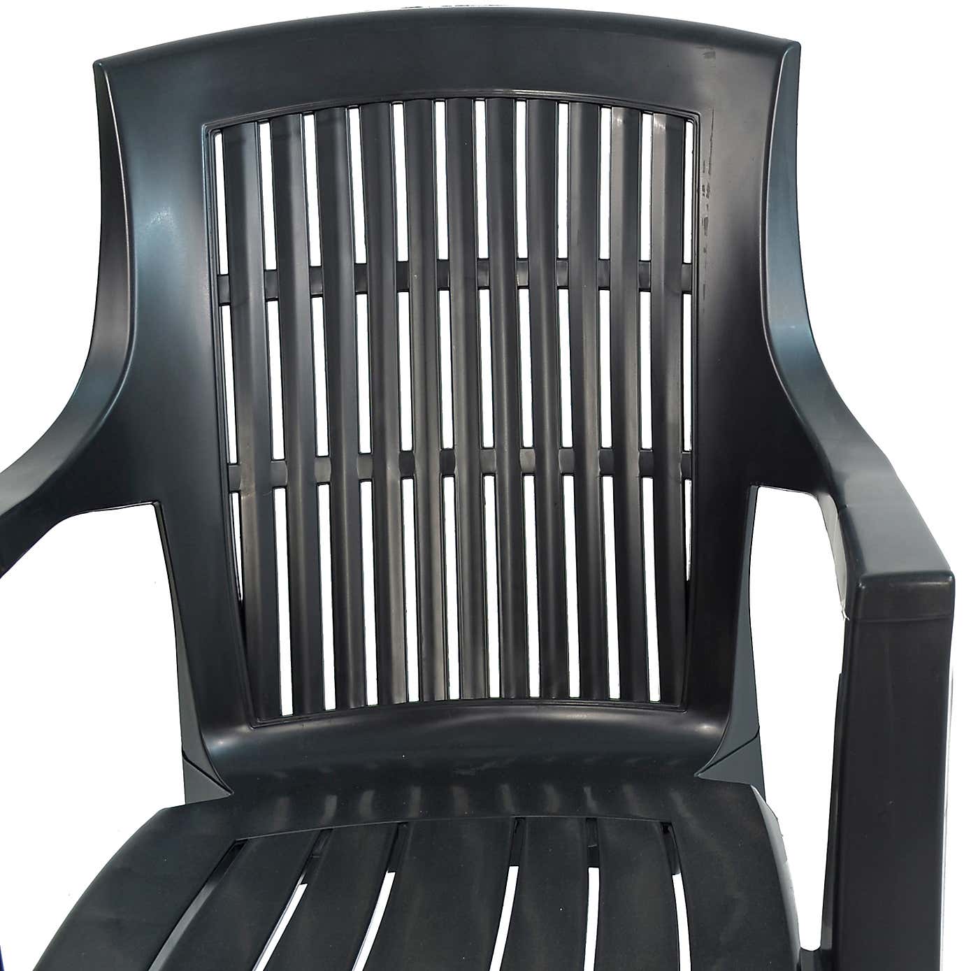 Trabella Aurora Rectangular Patio Table with 4 Bonnie Chairs