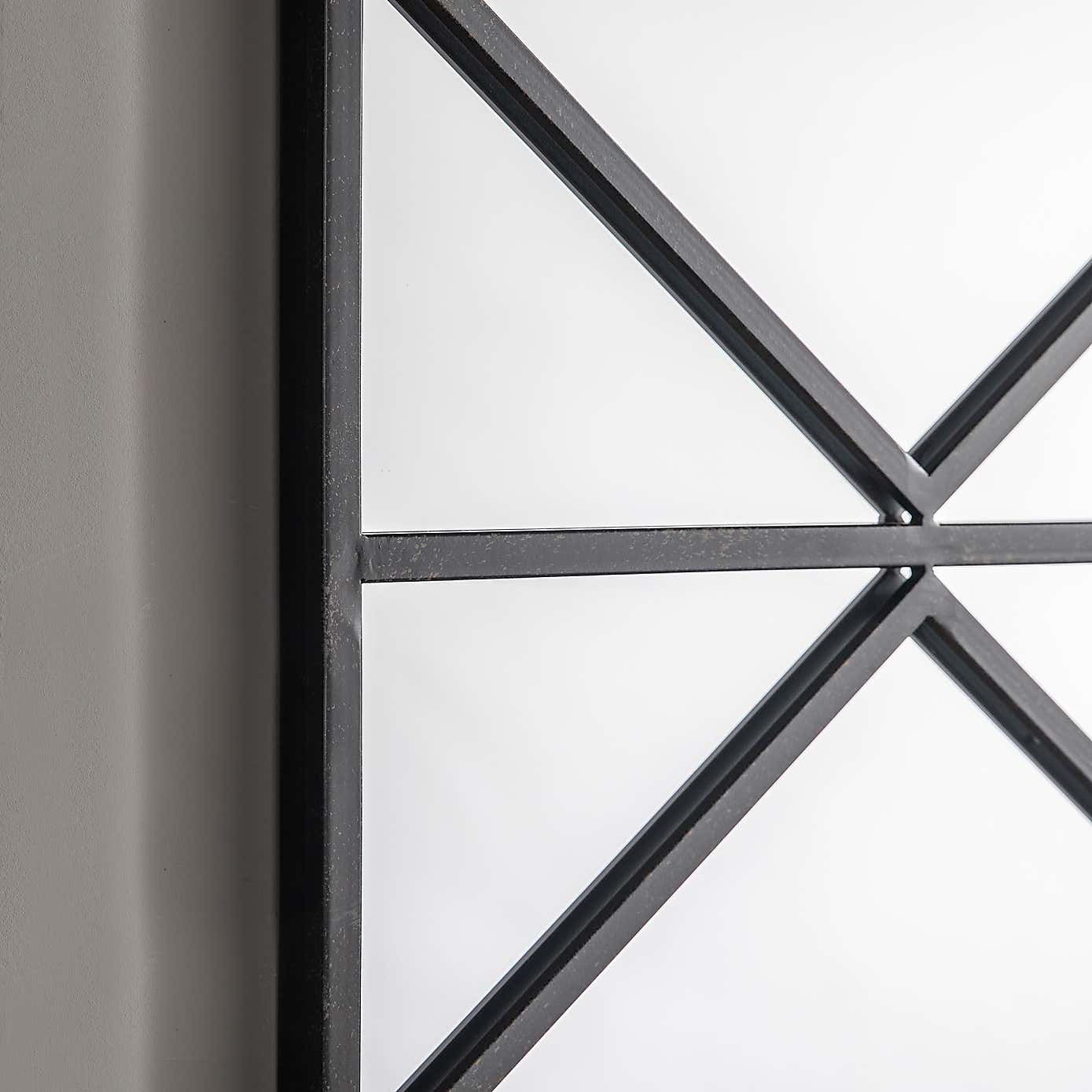 Severn Geometric Rectangle Full Length Wall Mirror