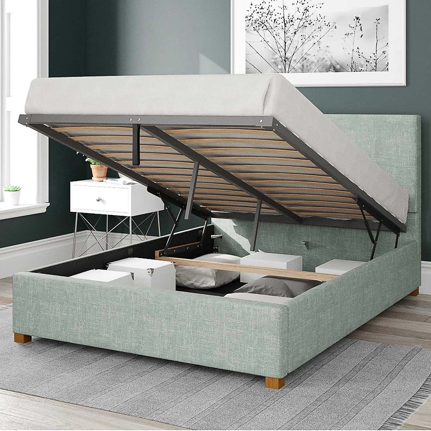 Garland Pure Pastel Cotton Ottoman Bed