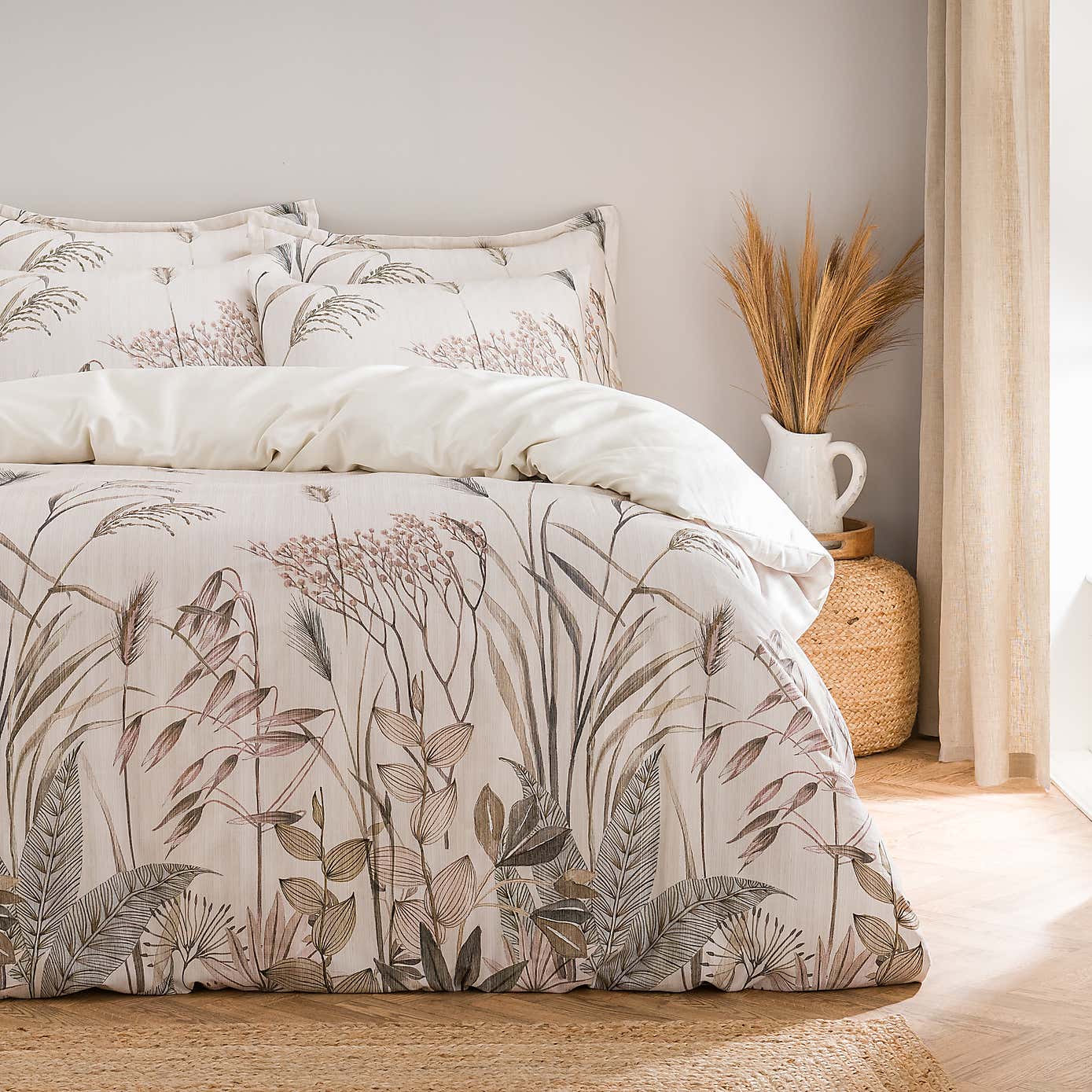 Natural Stems Cotton Oxford Pillowcase