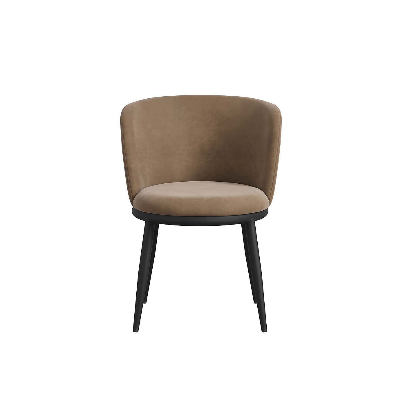 Nova Velvet Set of 2 Dining Chairs
