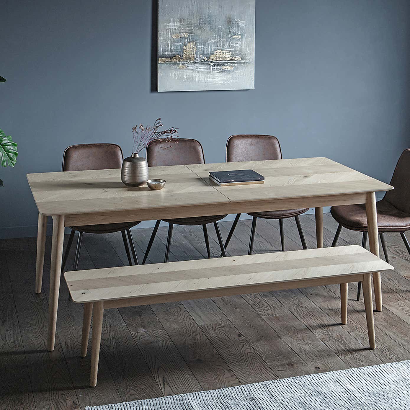 Manila 8 Seater Extending Dining Table