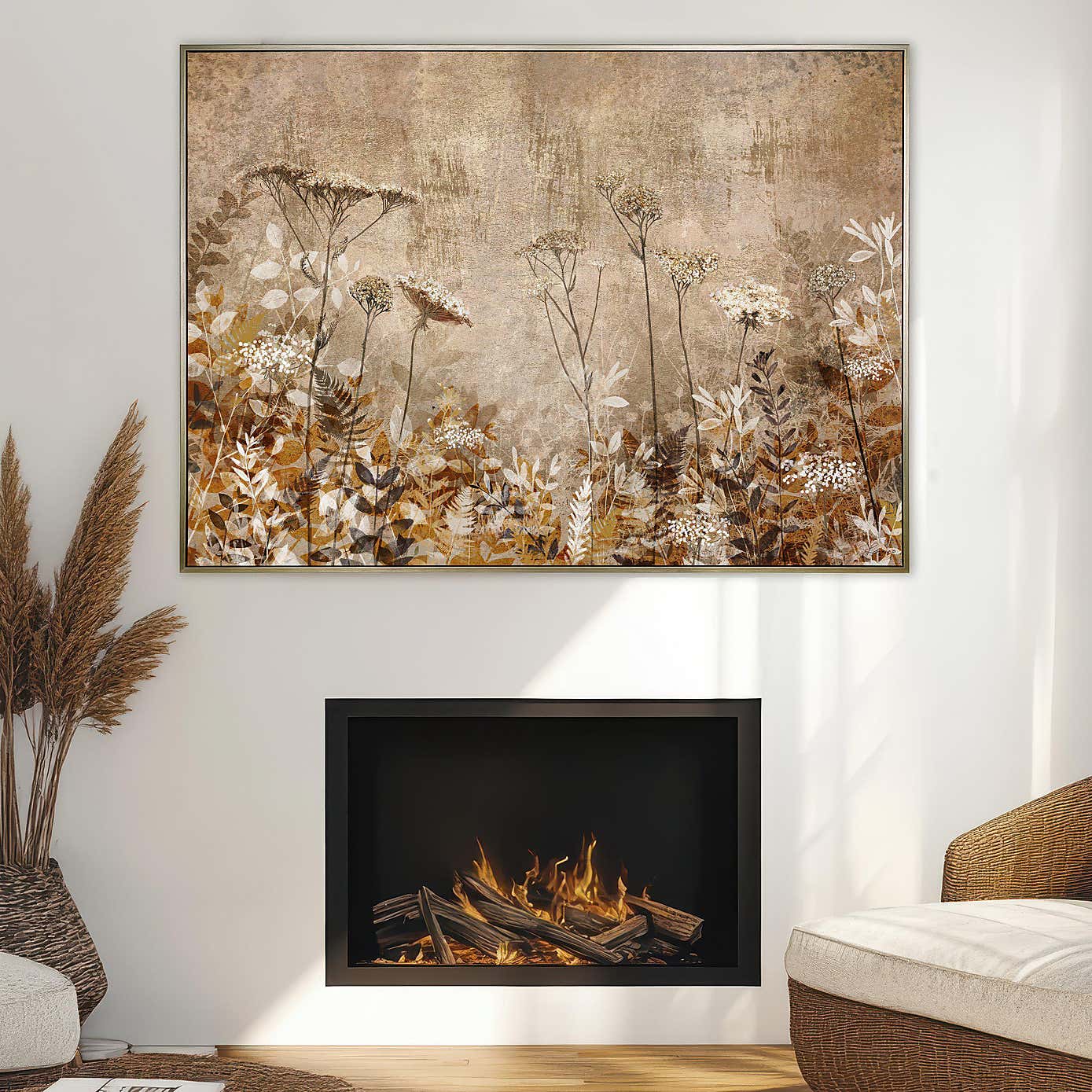 Cedar & Sage Radiance Framed Canvas