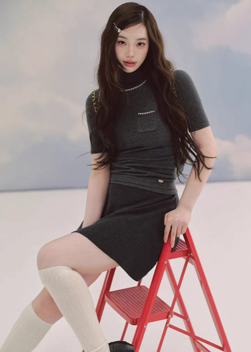 Hazel Layer Slim Knit Top
