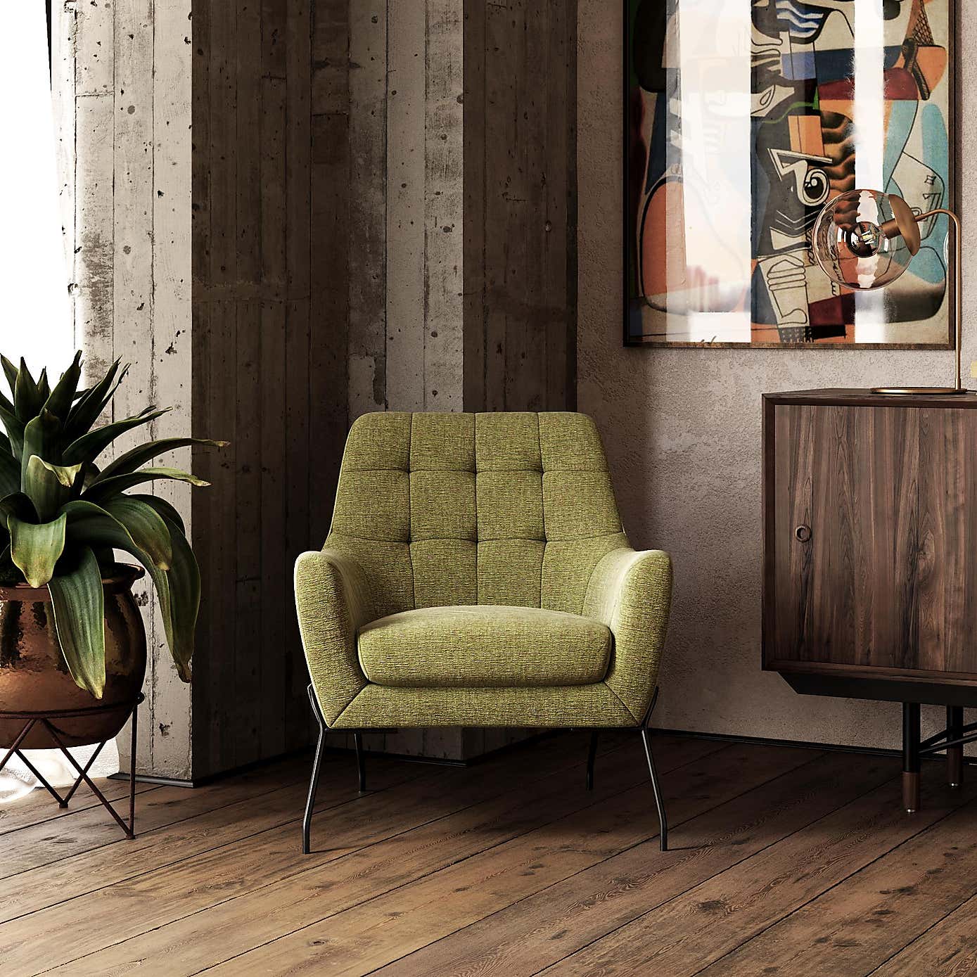 Brayden Fabric Accent Chair
