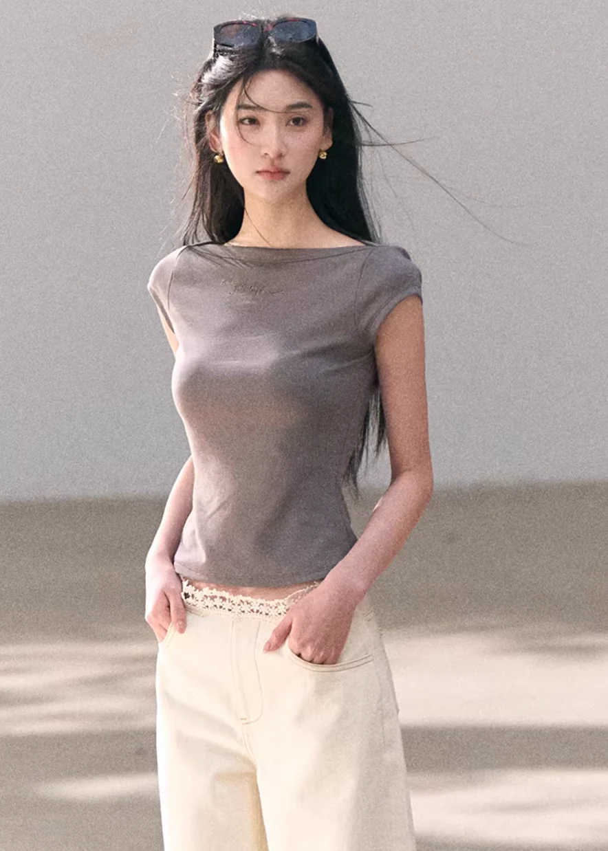 Soft Air One-Shoulder Tee
