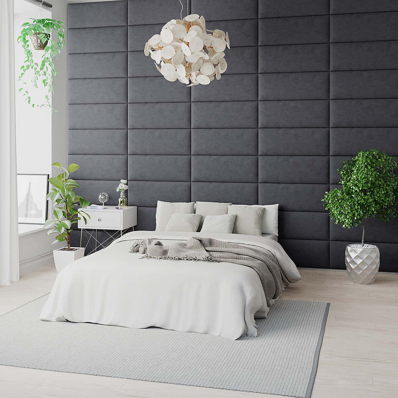 Aspire EasyMount Plush Velvet Upholstered Wall Panels