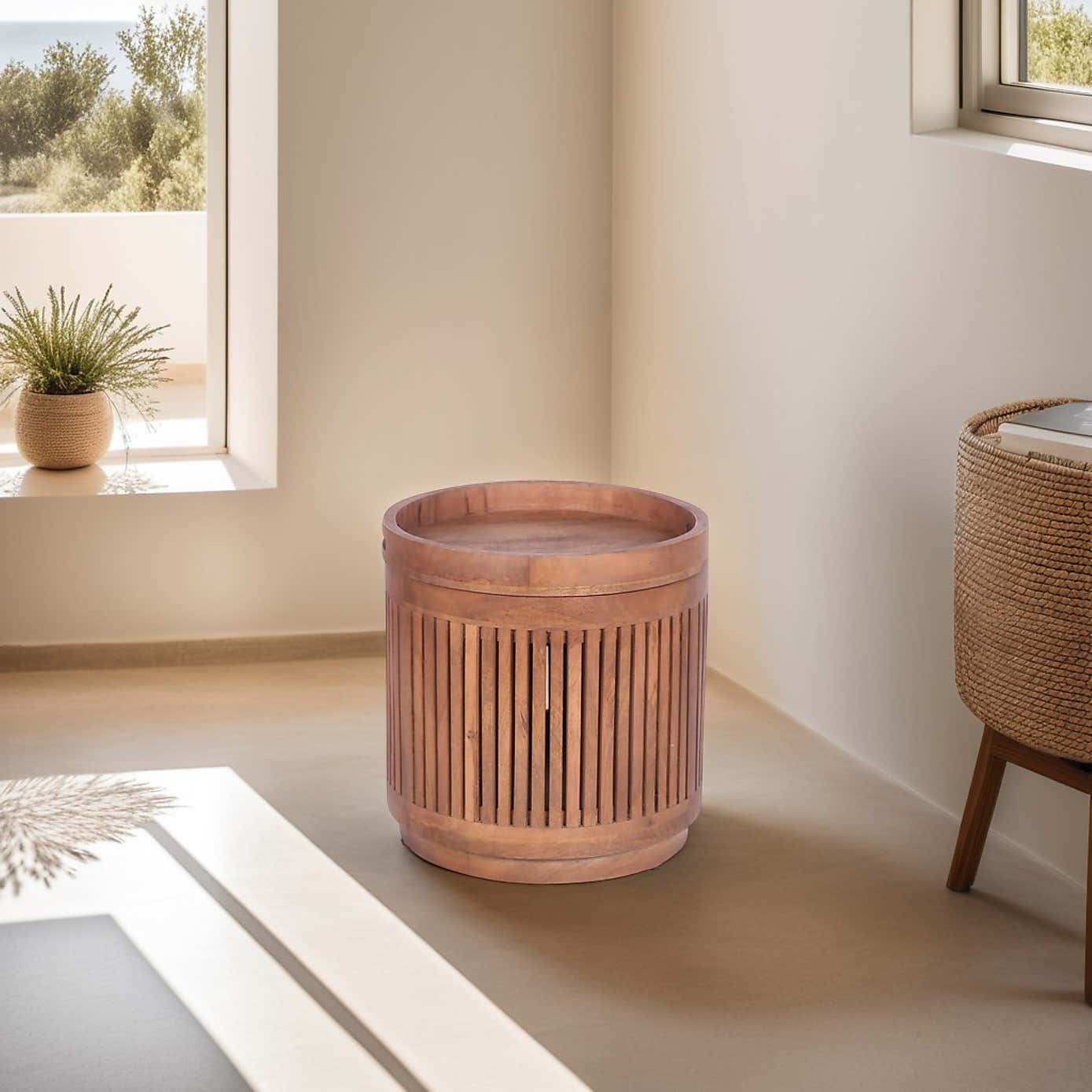 Indus Valley Linden Side Table